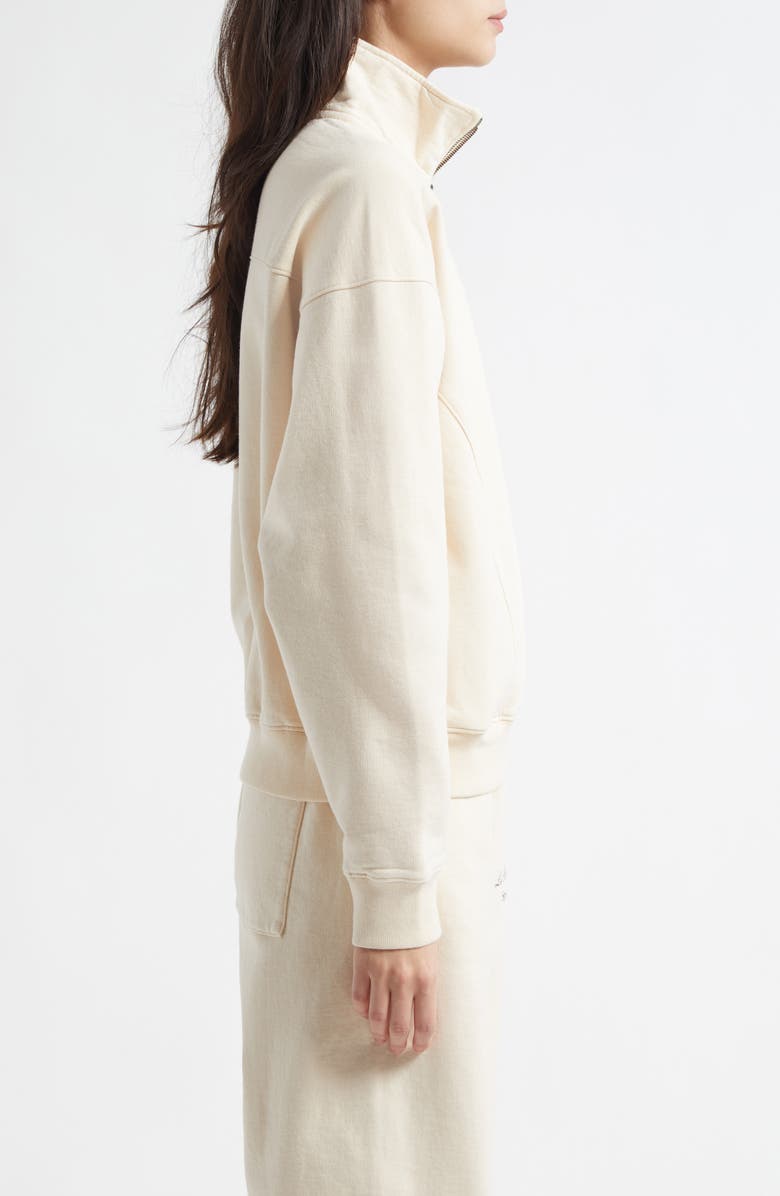 Sporty & Rich x Le Bristol Paris Faubourg Quarter Zip Pullover, Alternate, color, 