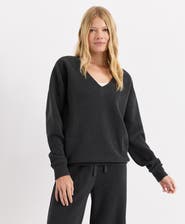 Pact Organic Cotton Luxe Waffle V-neck Top