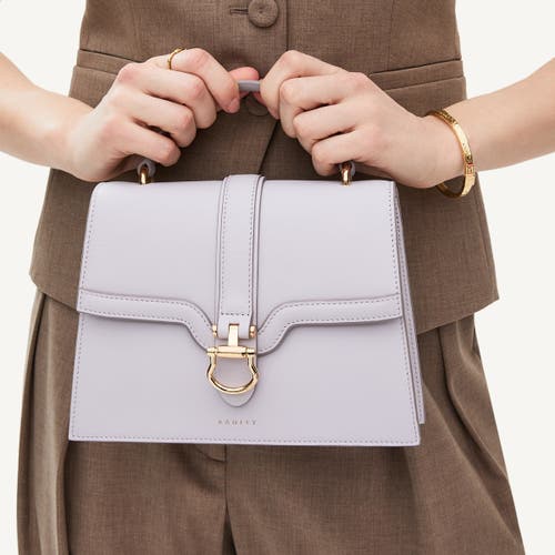Radley Kentucky Derby Ss25 Small Flapover Satchel Bag In Thistle