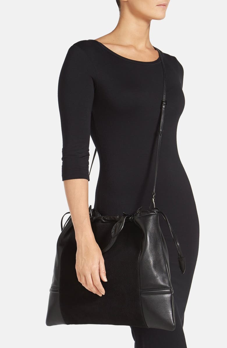 Burberry 'Big Crush' Leather Tote, Alternate, color,