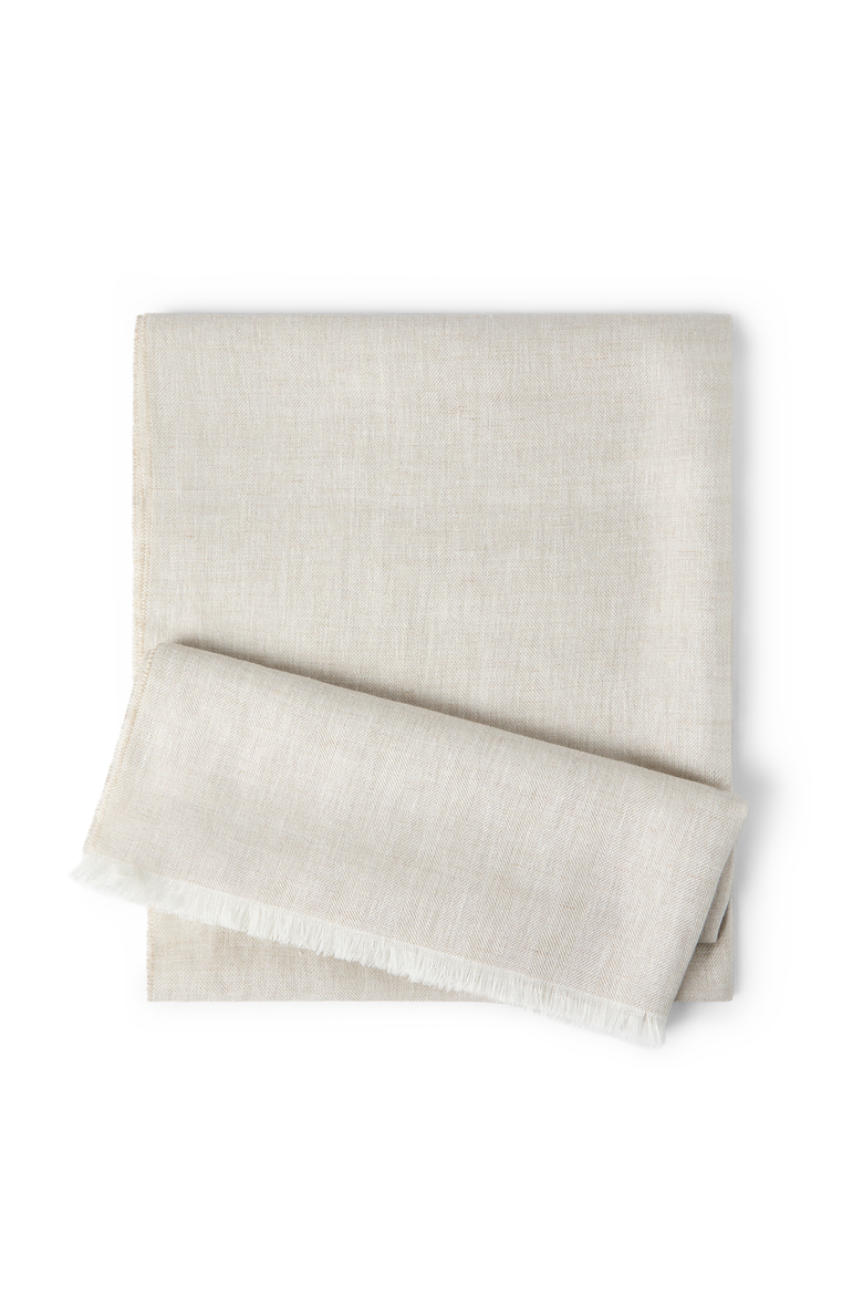 Sparkling linen scarf, Main, color, Beige