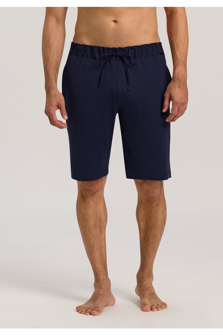 Night and Day Cotton Knit Drawstring Shorts, Alternate, color, Black Iris