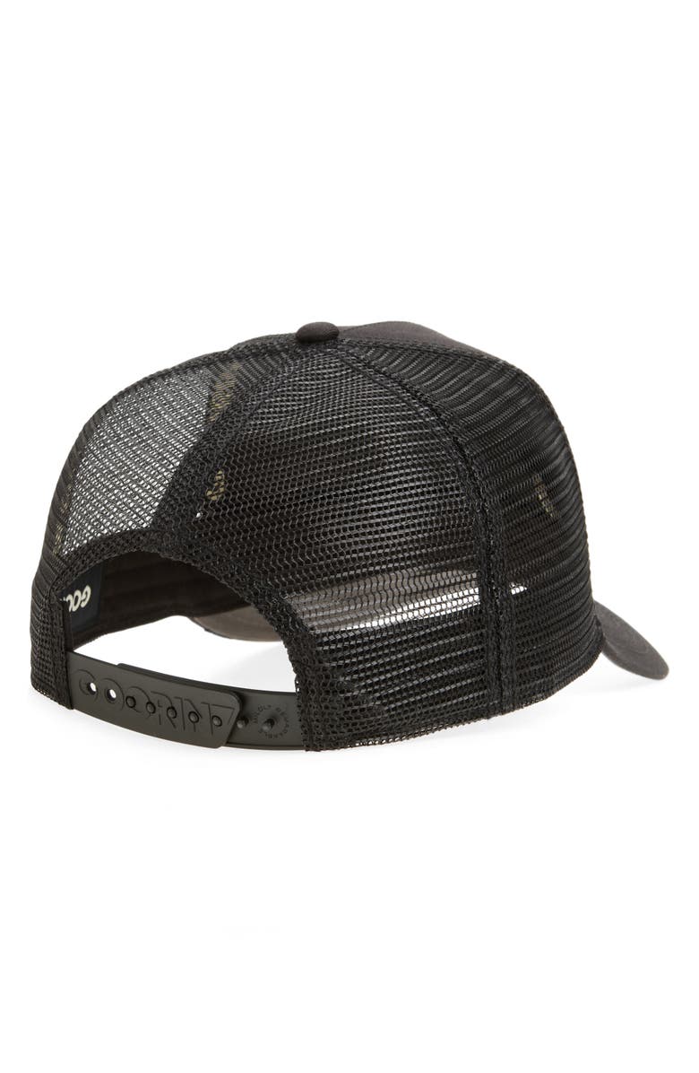 Goorin Bros. Lone Wolf Trucker Hat, Alternate, color, Void