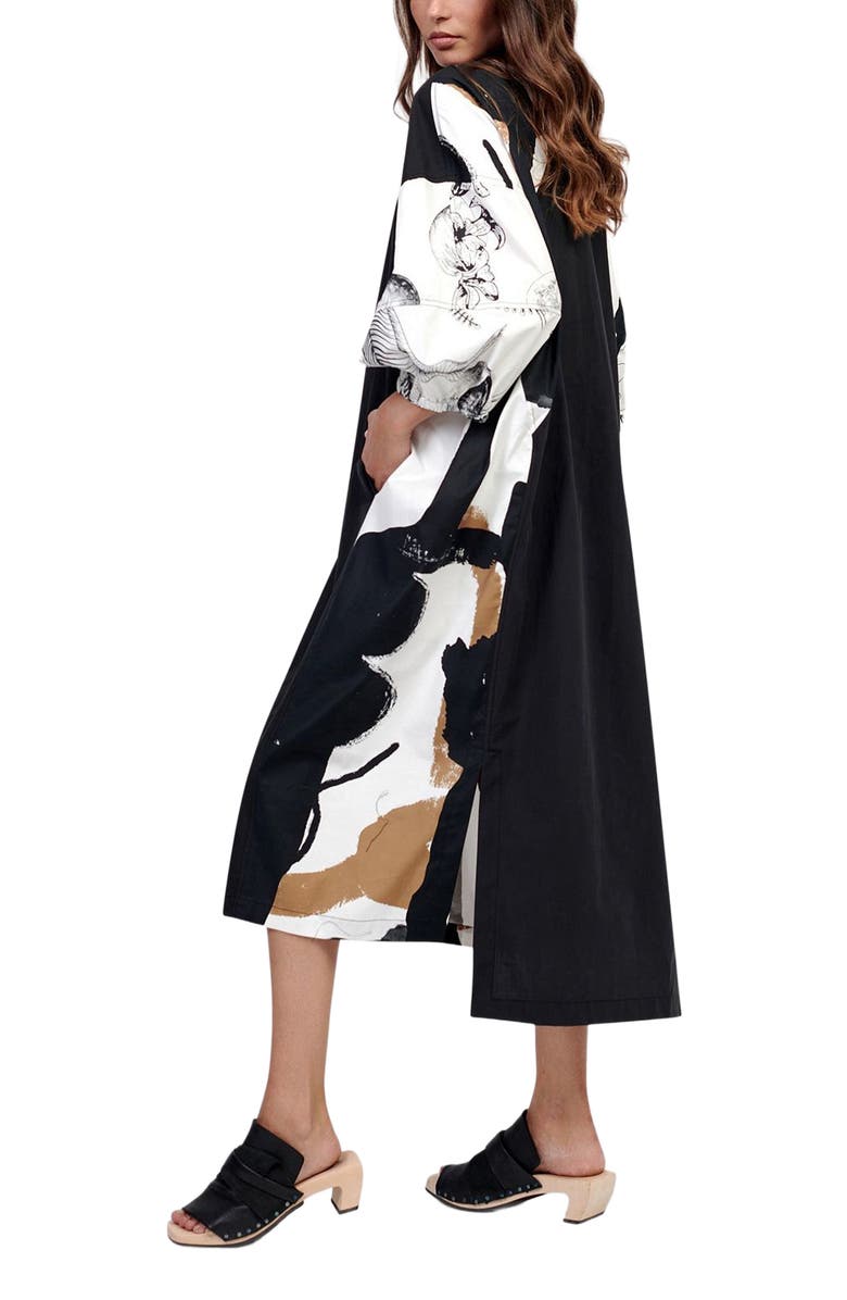 Alembika Oversized shirt dress with puff sleeves, Alternate, color, 