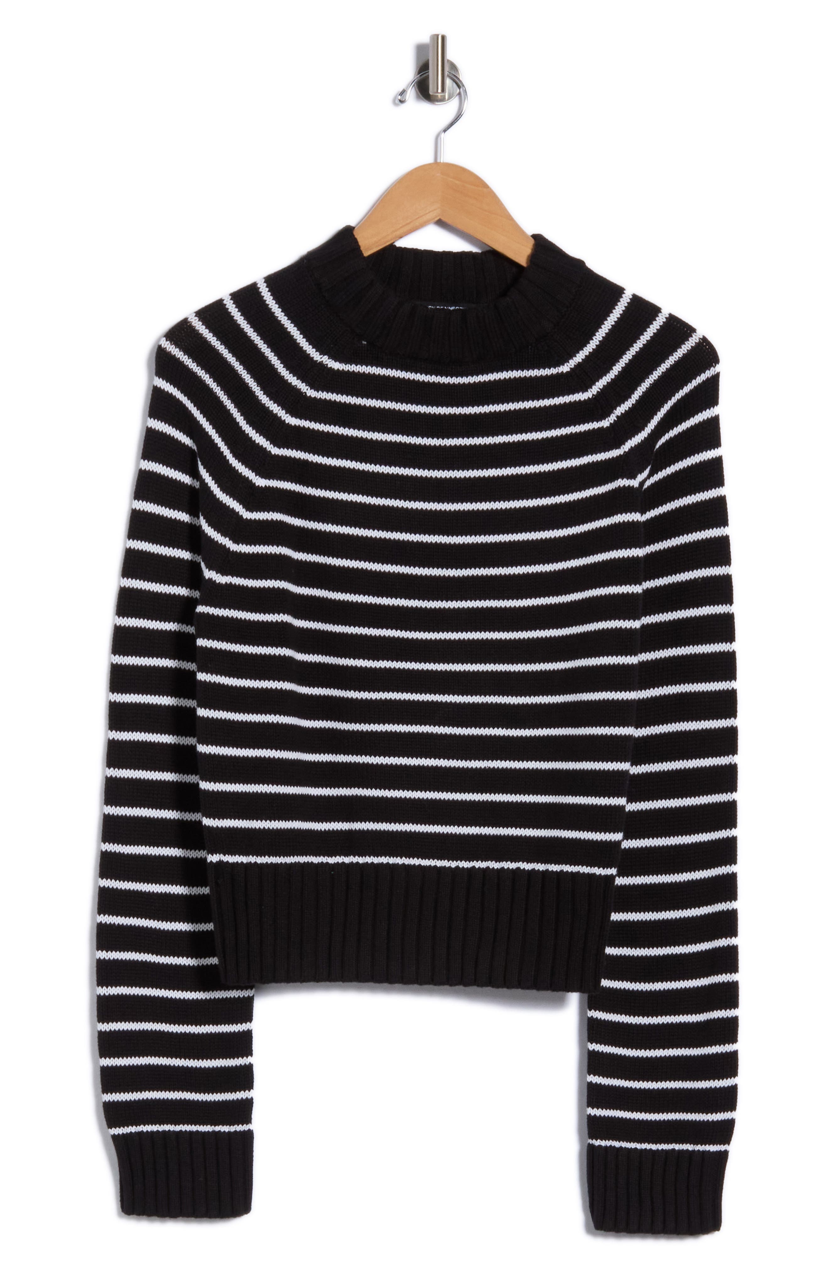 Isabella Cotton Mock Neck Sweater