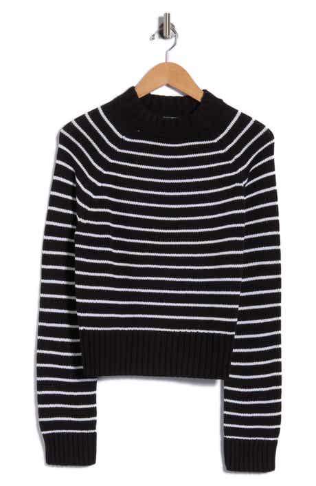 Isabella Cotton Mock Neck Sweater