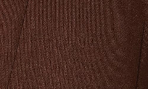 Gibsonlook Inverted Notch Collar Cotton Blend Knit Blazer In Brown