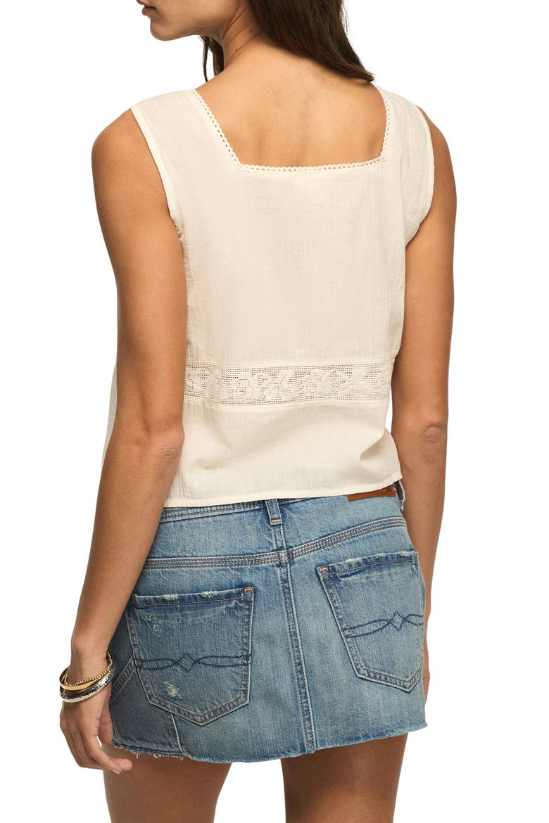 Embroidered Lace Crop Tank, Alternate, color, WHISPER WHITE