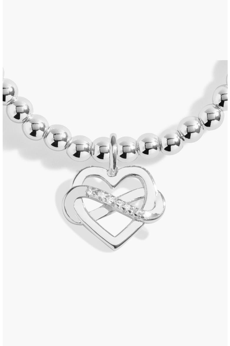 A Little 'Family Is A Gift That Lasts Forever' Bracelet In Silver Plating, Alternate, color, Metallic Silver