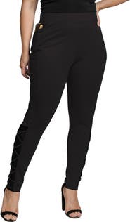 Standards & Practices Interlaced Mesh Detail Leggings