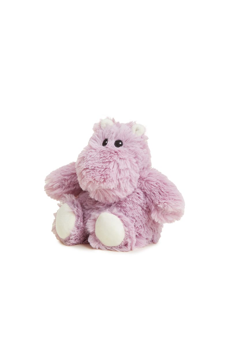 Warmies Hippo Junior Plush Toy, Main, color, Medium Purple