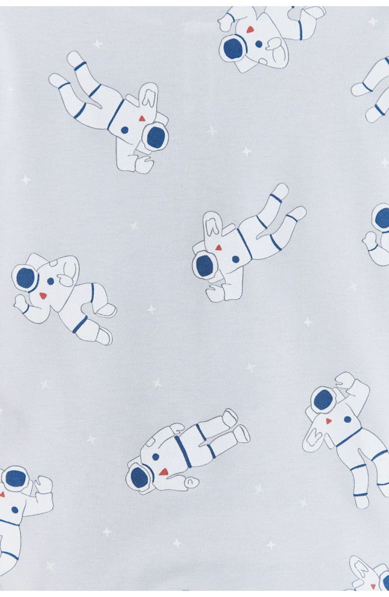 Babycottons Premium Peruvian Pima Cotton Cosmos Glow Snug 2PC Pajamas For Toddler, Alternate, color, Grey