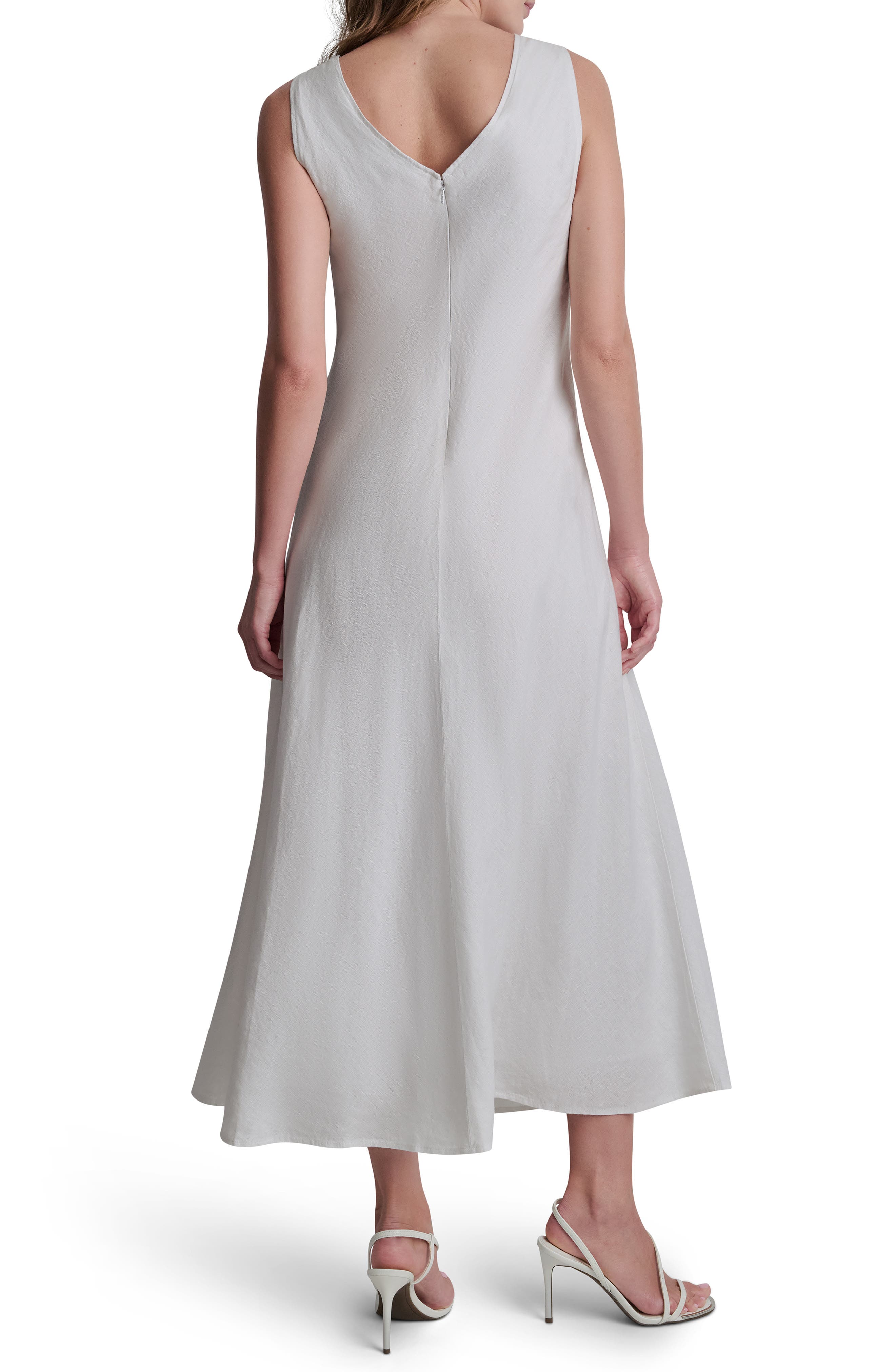 Fray Linen Dress - image 4