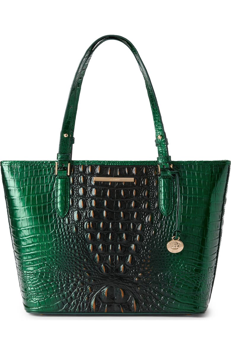 Brahmin Medium Asher Croc Embossed Leather Tote, Main, color,