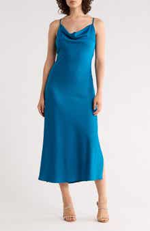 WEST K Hammered Satin Slipdress