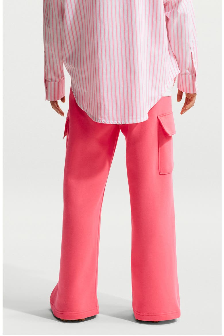 Sportswear Phoenix Fleece Wide Leg Cargo Sweatpants, Alternate, color, 894 SEA CORAL/SAIL