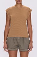 Pistola Olivia Stripe Cap Sleeve Cotton T-Shirt