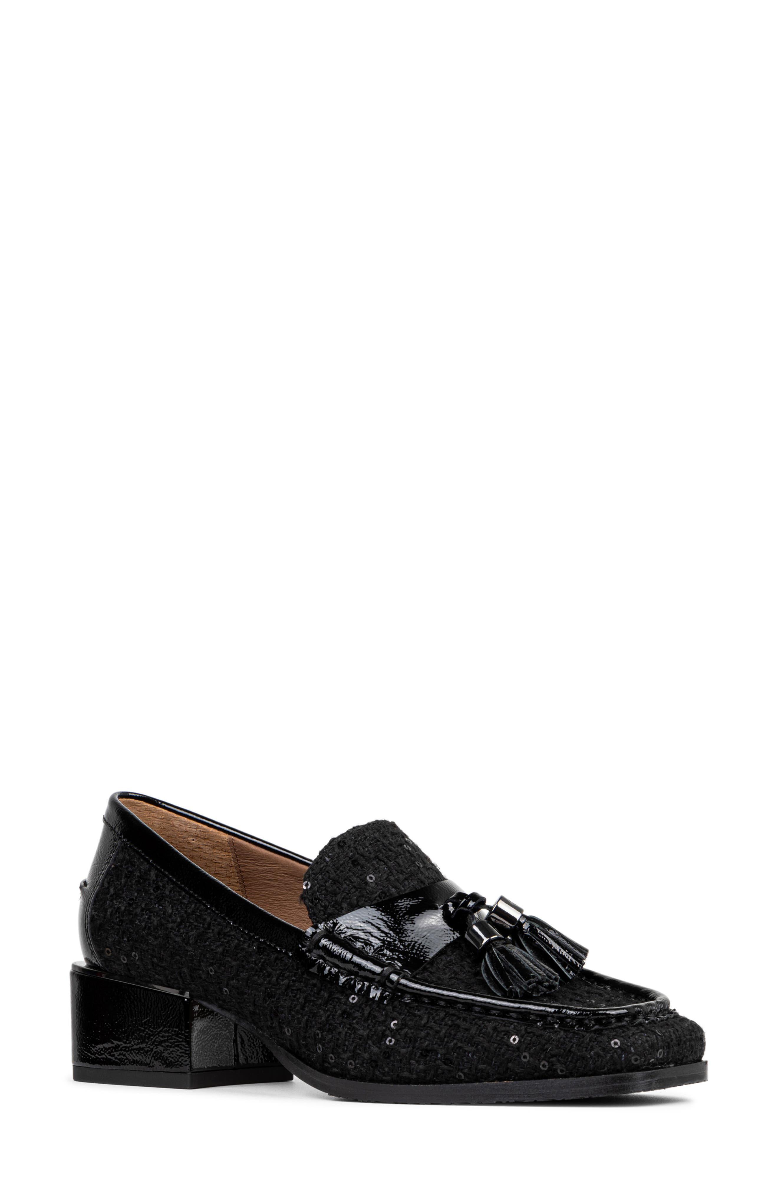 Donald Pliner Tailored Heel Bouclé Loafer