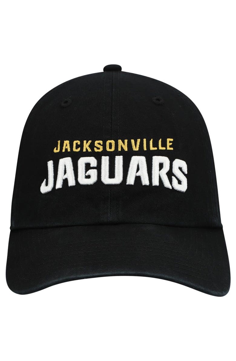 '47 Men's '47 Black Jacksonville Jaguars Clean Up Script Adjustable Hat, Alternate, color, Black