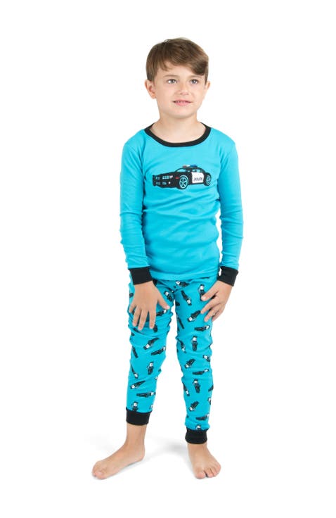 Kids Cotton Two-Piece Printed Pajamas, Vehicles & Machines (Toddler, Little Kid & Big Kid)