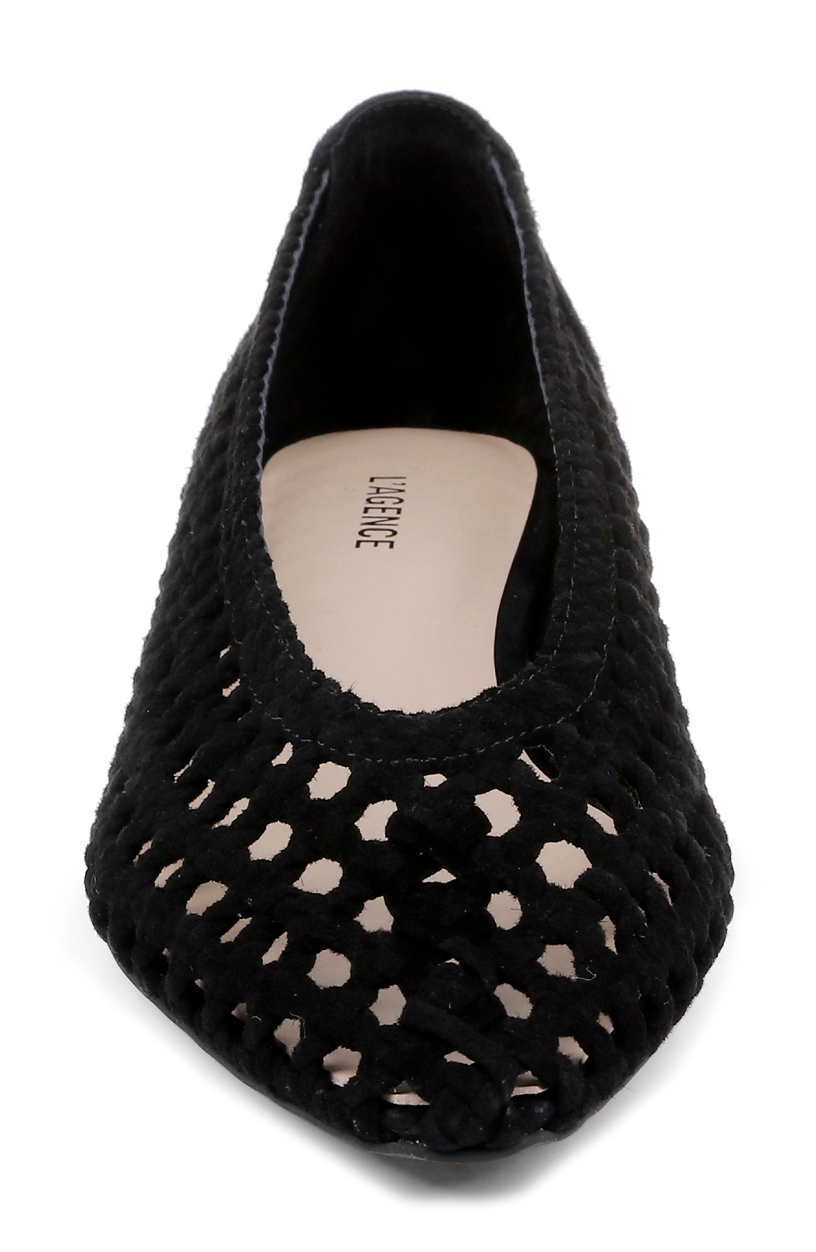 L'AGENCE Alsace Pump, Alternate, color, Black Suede