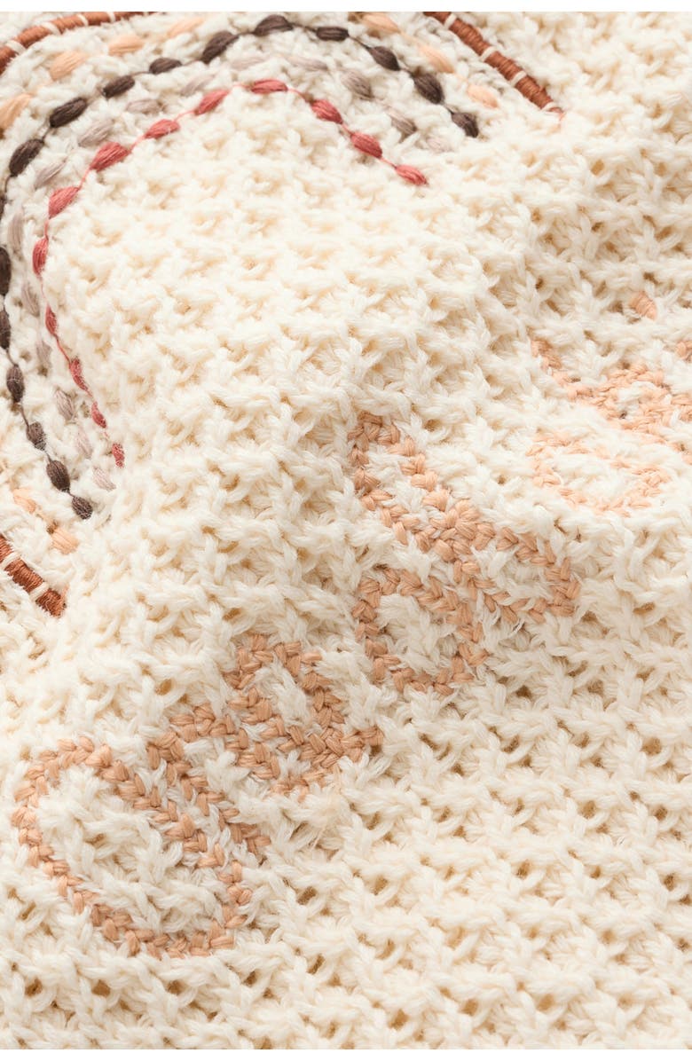 NEXT Rainbow Slogan Cardigan, Alternate, color, Neutral