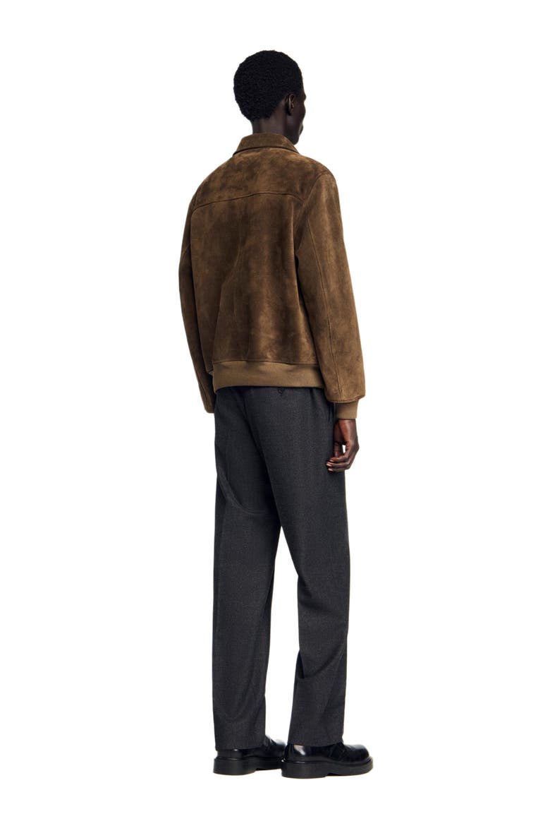 Quilted zip jacket, Alternate, color, Caramel