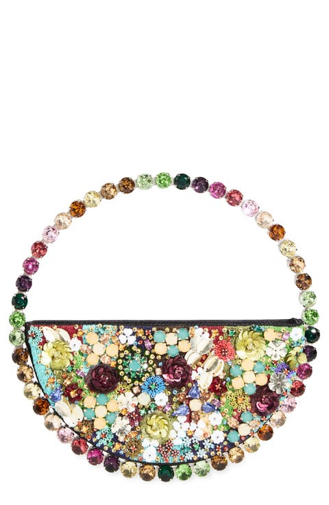 Eternity Crystal Embellished Clutch