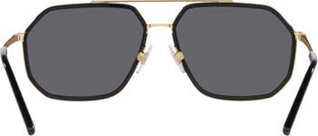 60mm Polarized Pilot Sunglasses