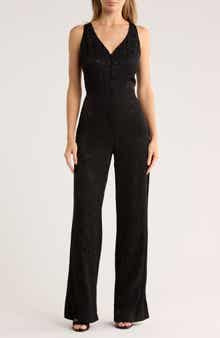 matty m. Jacquard Jumpsuit