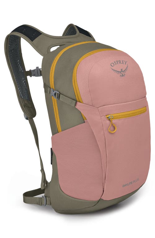 Osprey Daylite Plus Backpack In Liquify Print/kakio Pink