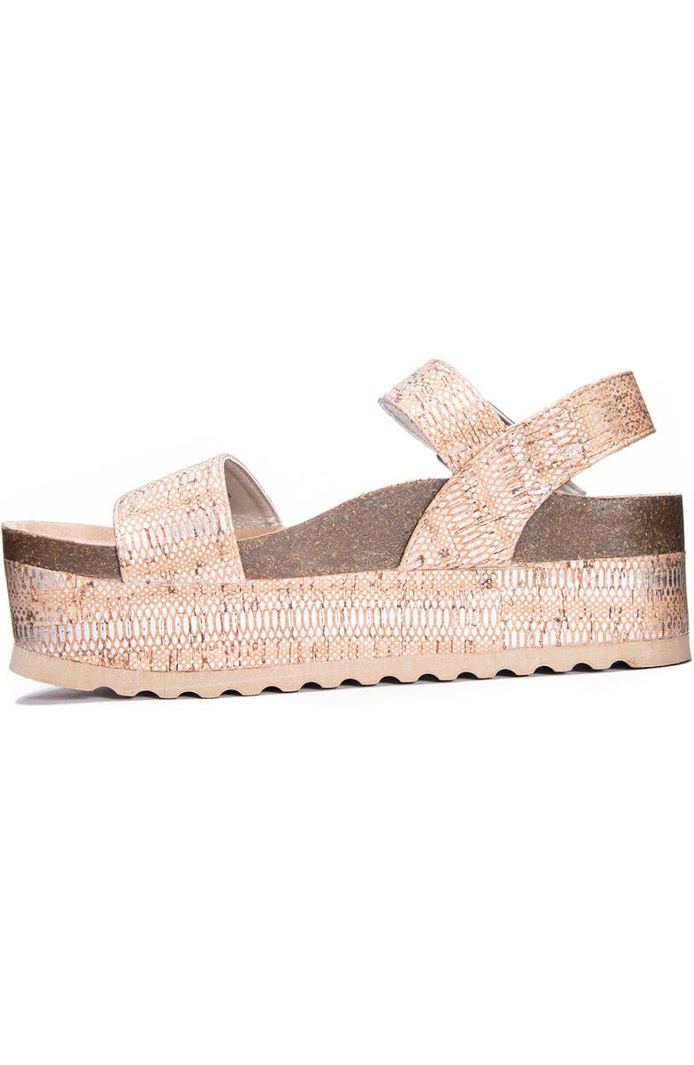 Dirty Laundry Palms Cork Platform Sandal, Alternate, color,