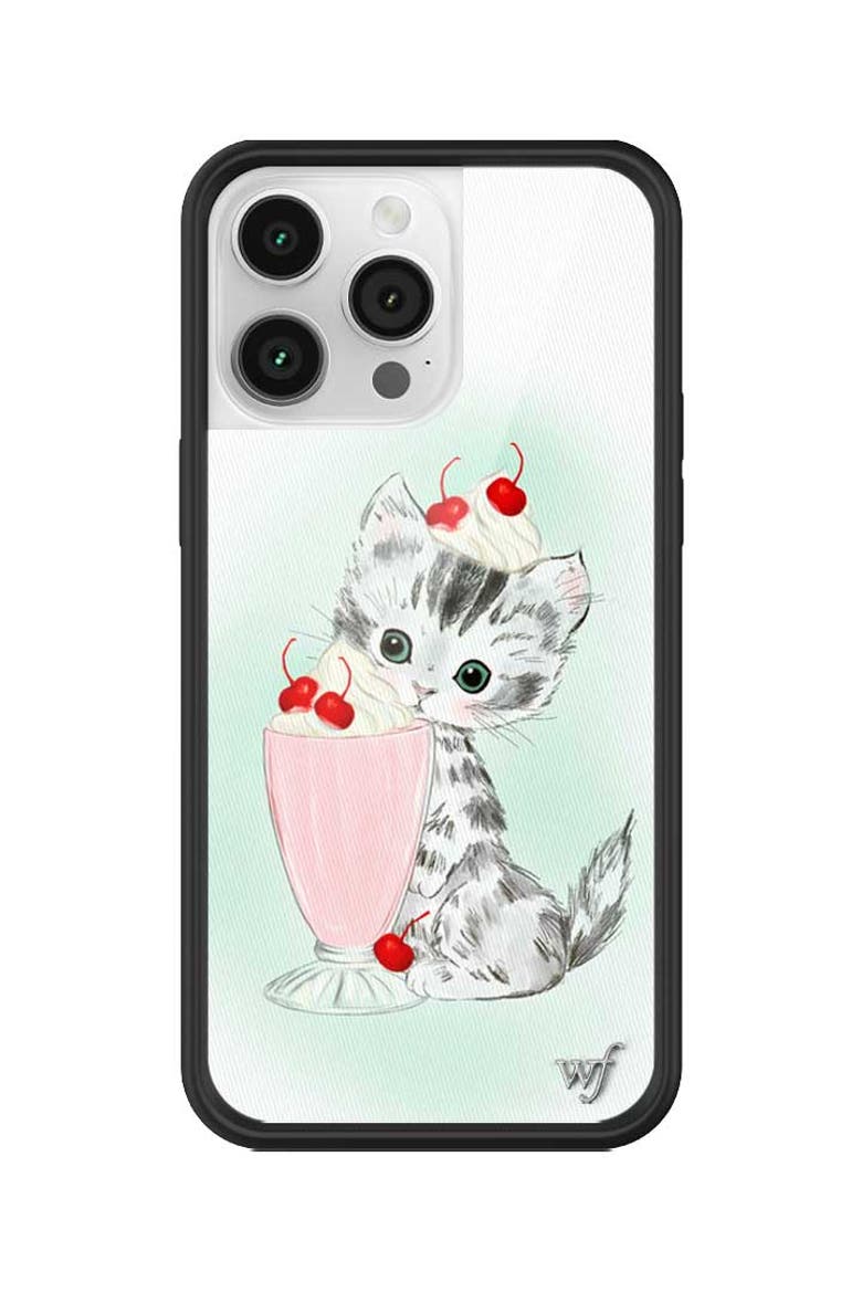 Kitty Shake iPhone Case, Alternate, color, Blue