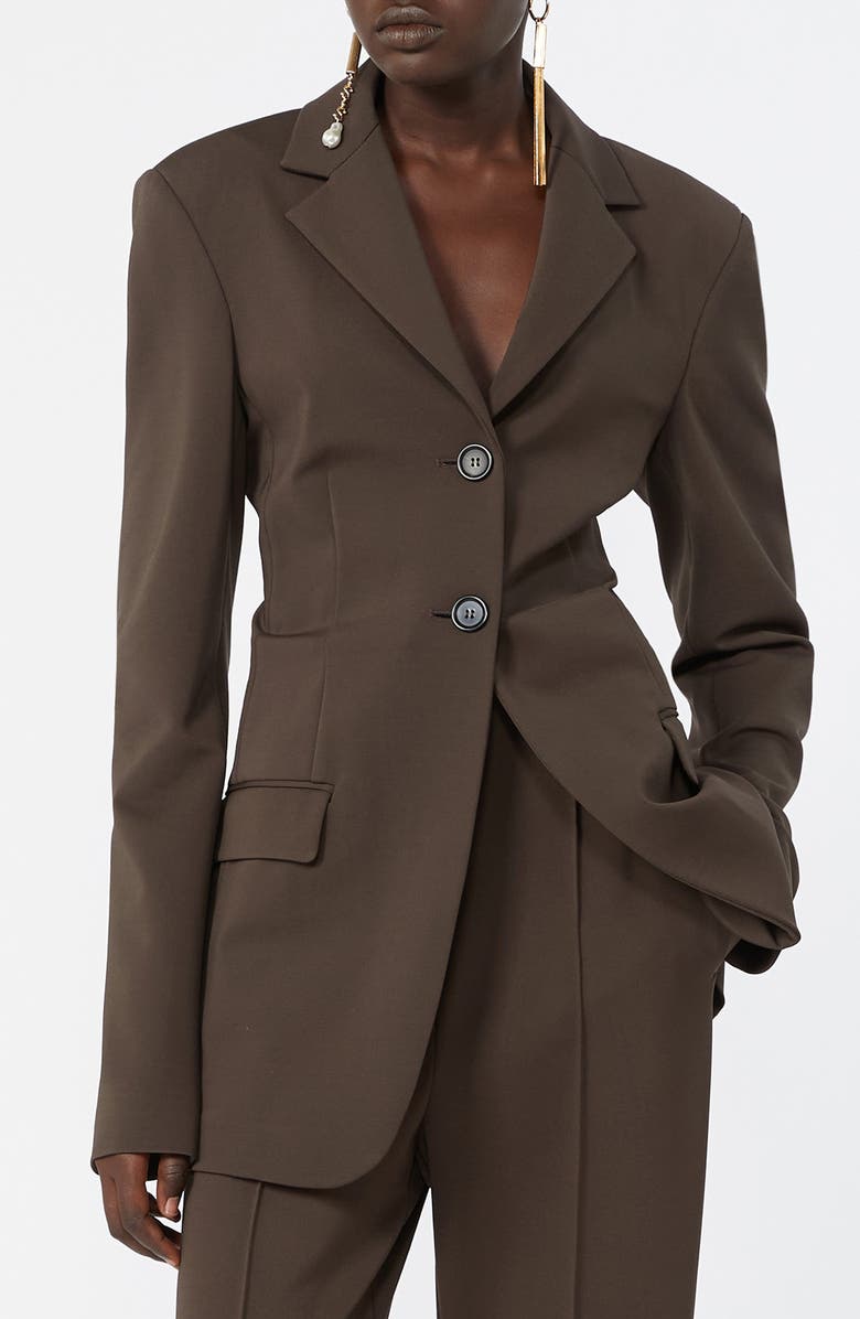 SPORTMAX Palo Long Stretch Jacket, Main, color, 