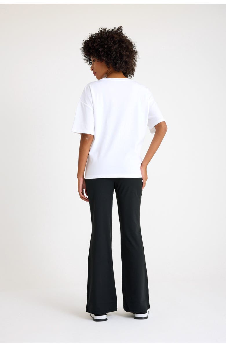 Accouchée Ultimate Comfort Warm Flare Pants, Alternate, color, Black