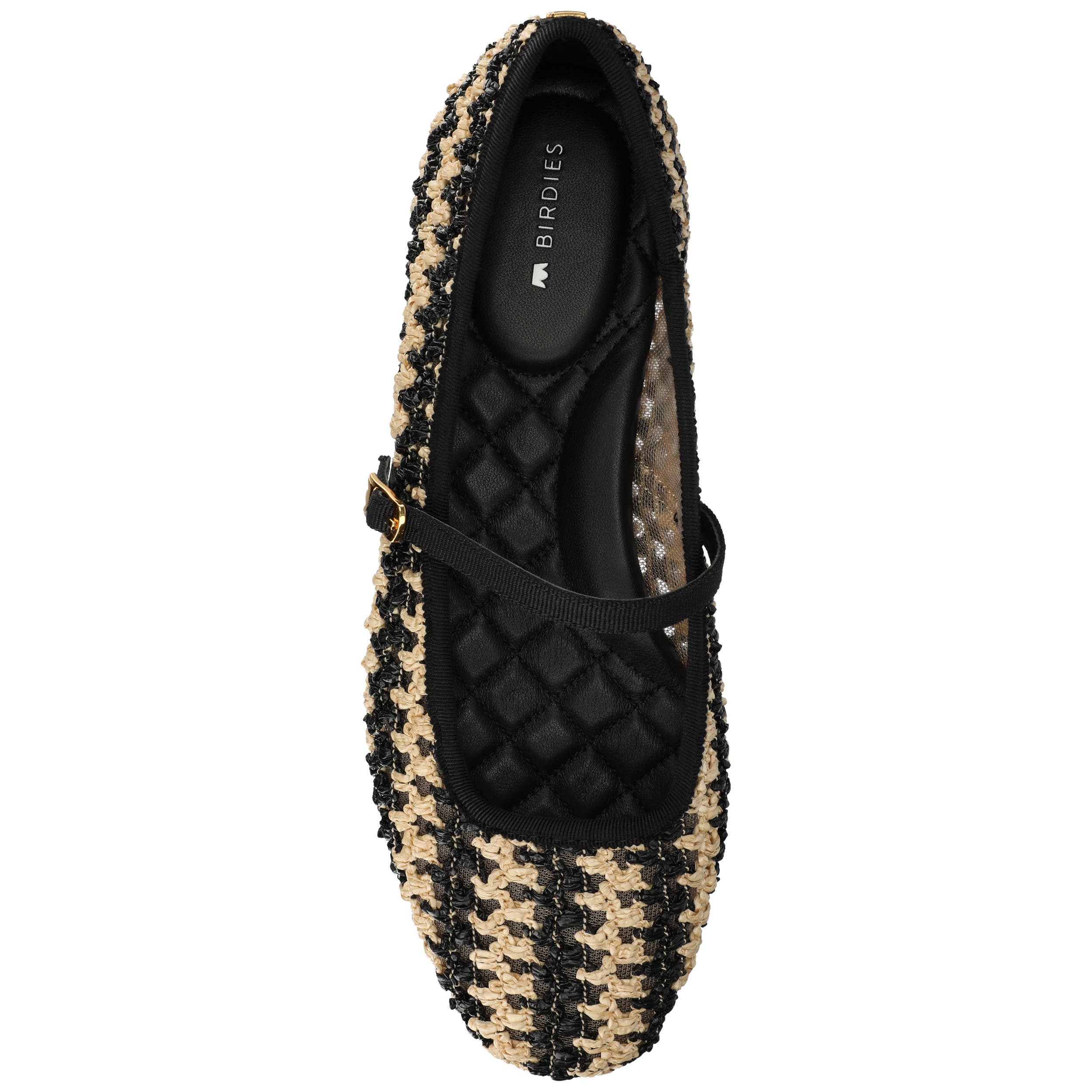 Birdies The Hummingbird Mary Jane, Alternate, color, Black/Natural Openweave