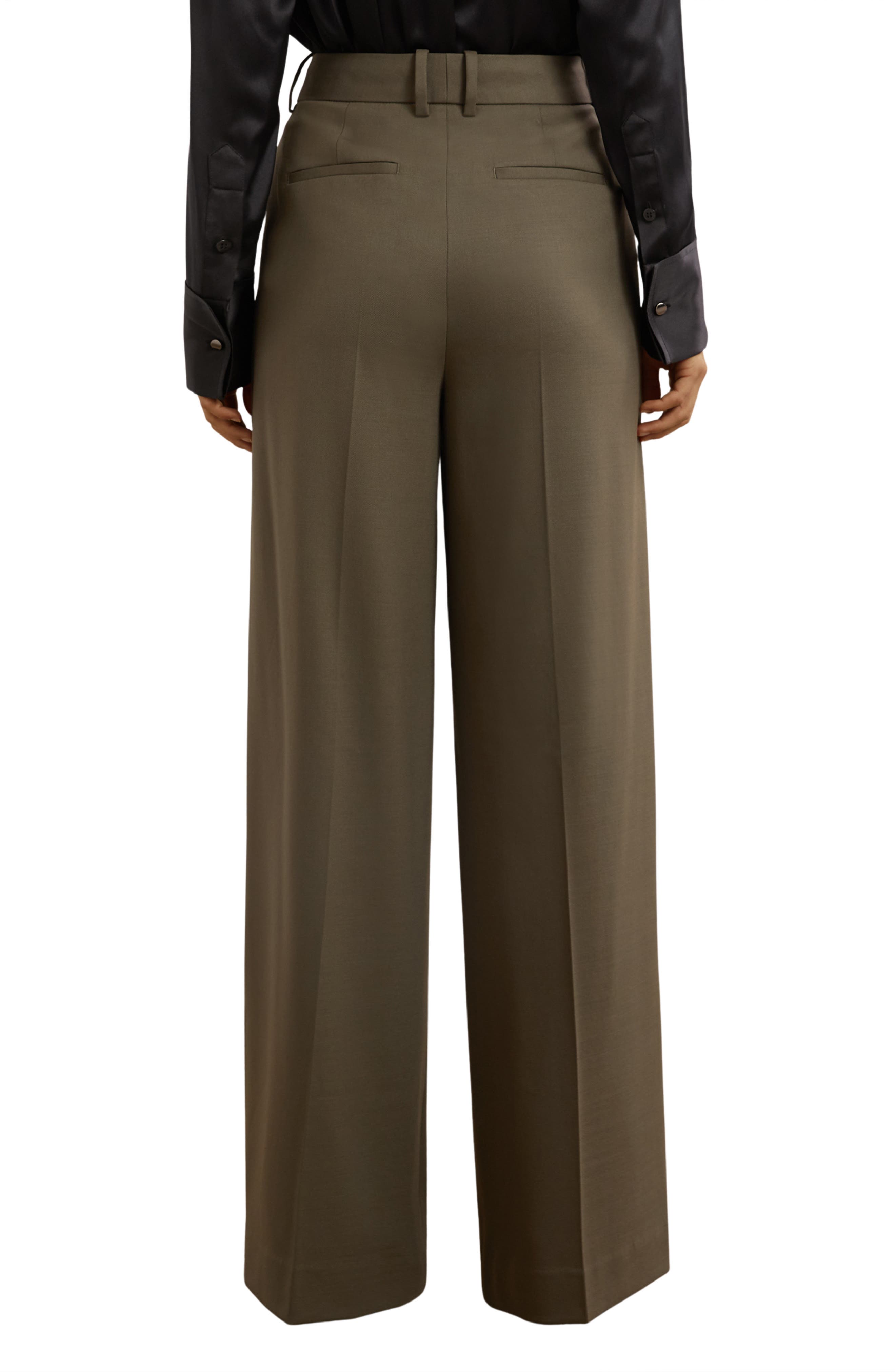 Solene Wool Blend Wide Leg Pants - image 2