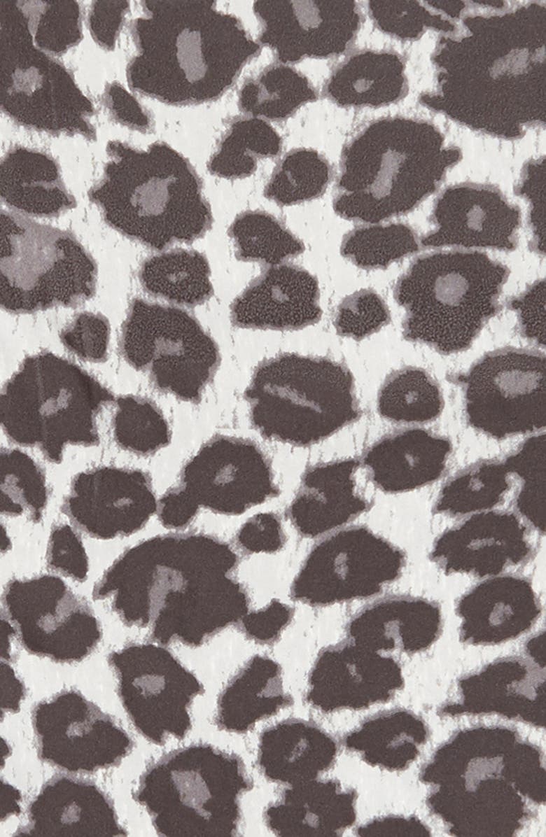 Echo Leopard Diamond Silk Scarf, Alternate, color,