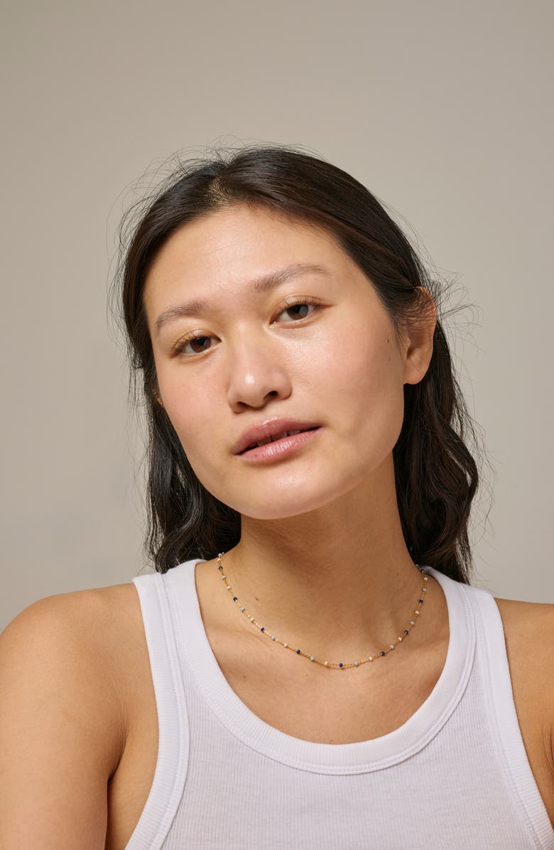 ENAMEL Copenhagen Lola Necklace, Alternate, color, Marine