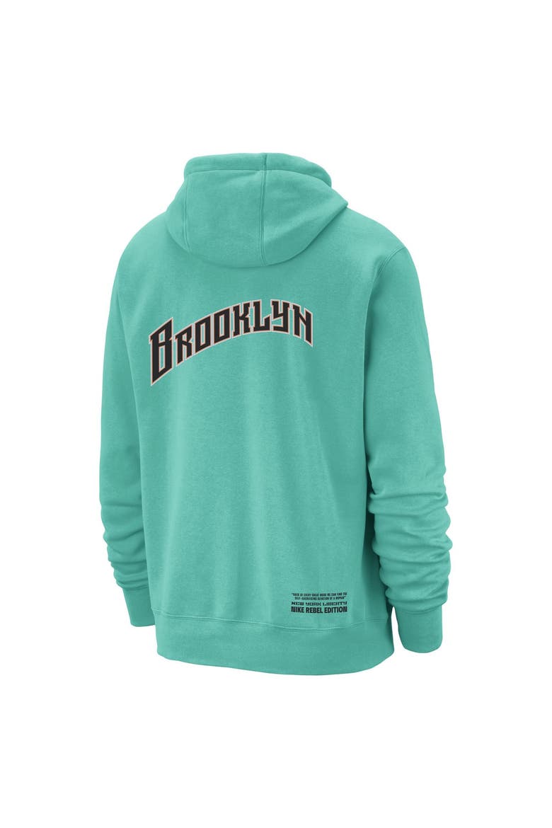 Unisex Nike Mint New York Liberty Standard Issue Rebel Edition Hoodie, Alternate, color, Mint