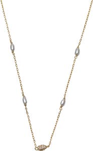 Argento Vivo Sterling Silver Mini Station Fireball Necklace