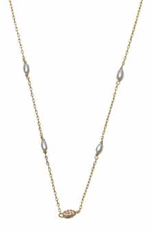 Argento Vivo Sterling Silver Mini Station Fireball Necklace