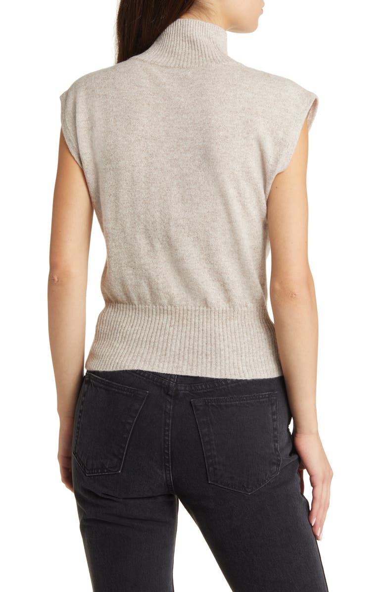 Reformation Arco Sleeveless Cashmere Sweater, Alternate, color,