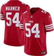 Nike Men's Nike Fred Warner Scarlet San Francisco 49ers Vapor F.U.S.E. Limited Jersey