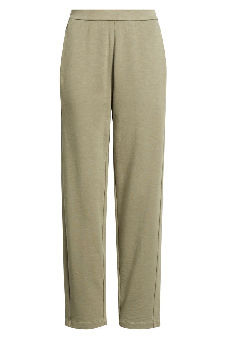 Slouch Organic Cotton Ankle Pants, Alternate, color, BAY LEAF