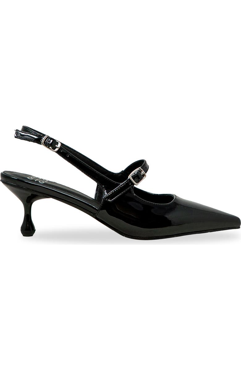 CHASE AND CHLOE Arima Slingback Pump, Alternate, color, Black Patent