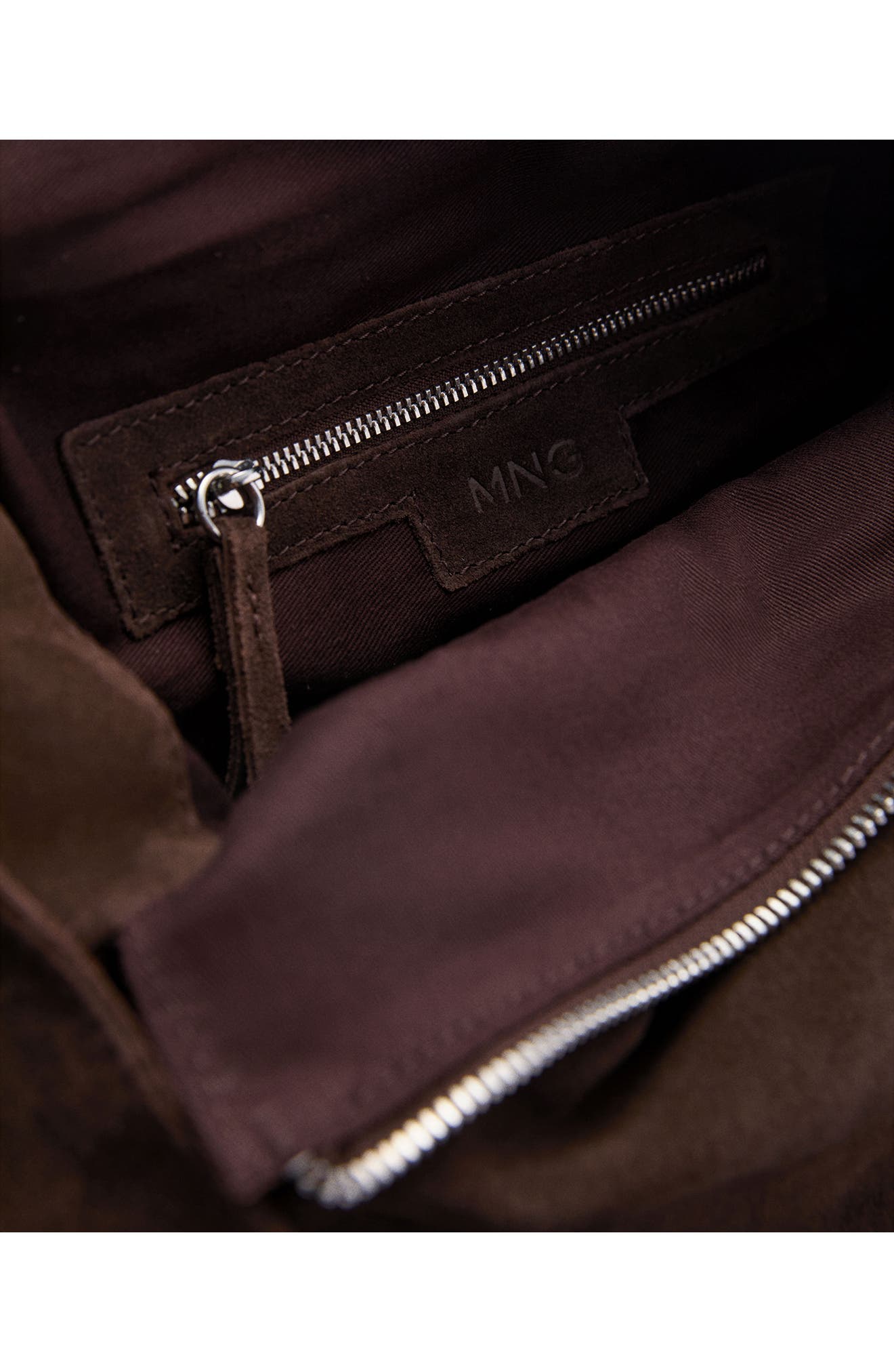 MANGO Suede Hobo Bag, Alternate, color, 