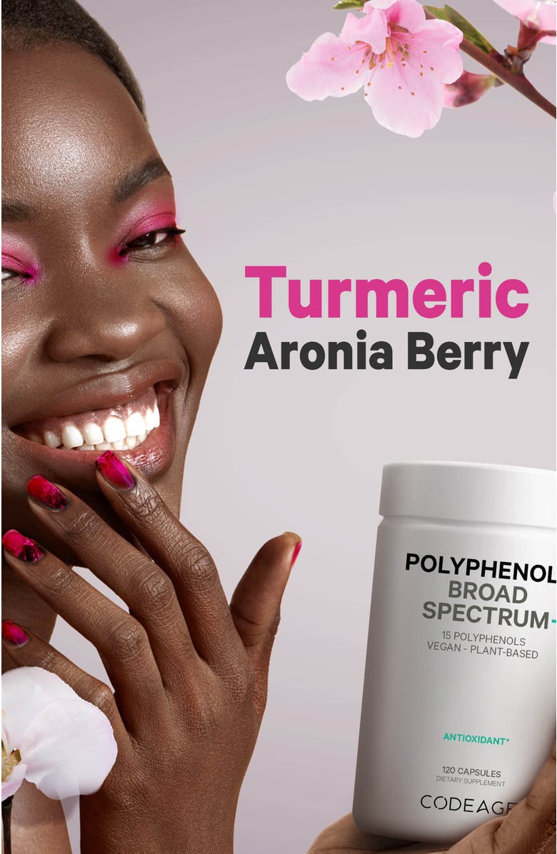 Codeage Polyphenols Broad Spectrum Vegan Superfood Supplement, Alternate, color, White