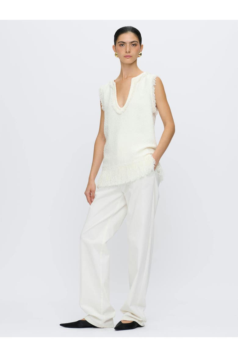COMPORTA Fringe top, Alternate, color, White