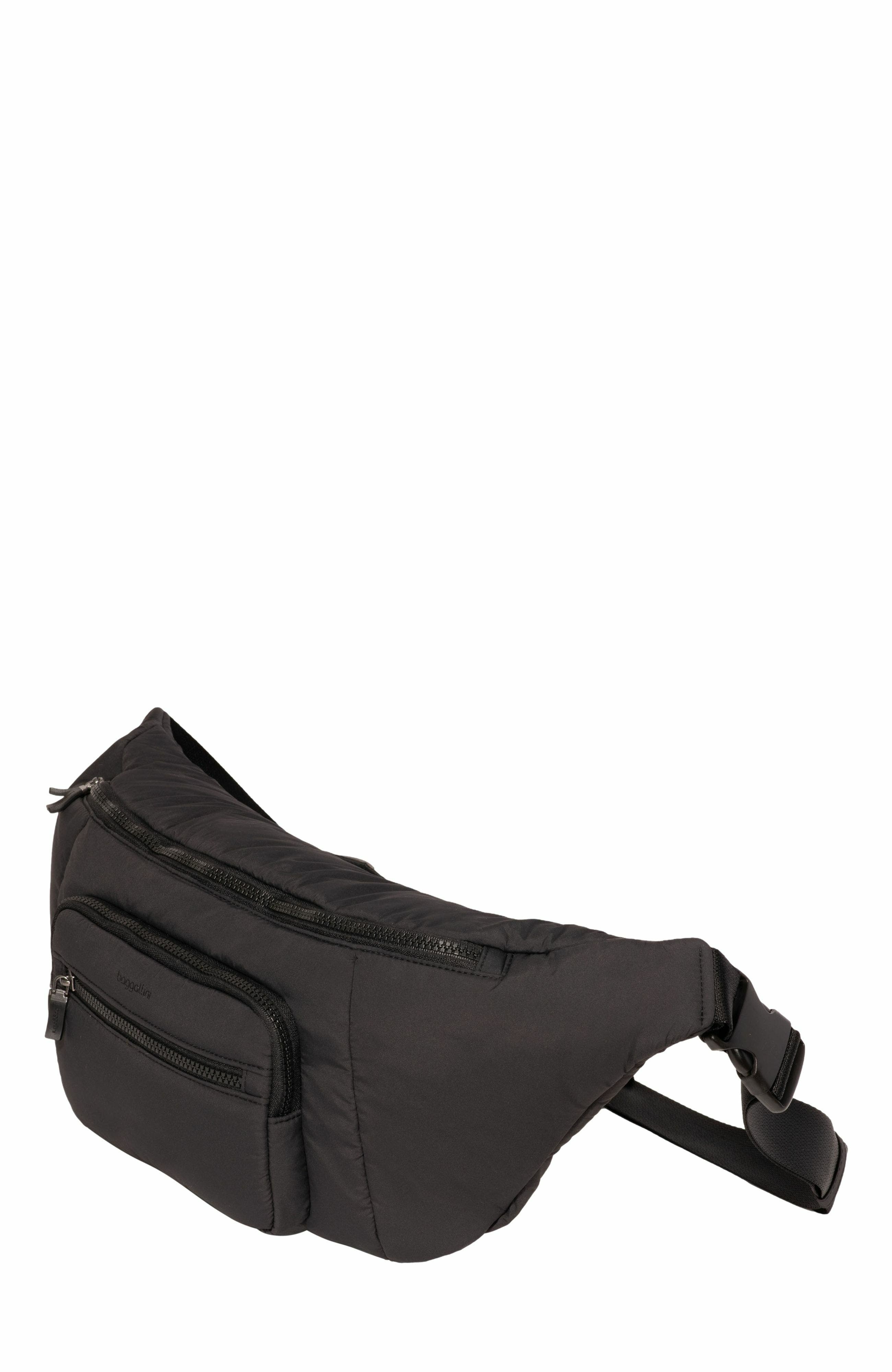 BAGGALLINI Oslo Sling Bag, Alternate, color, Black Puff